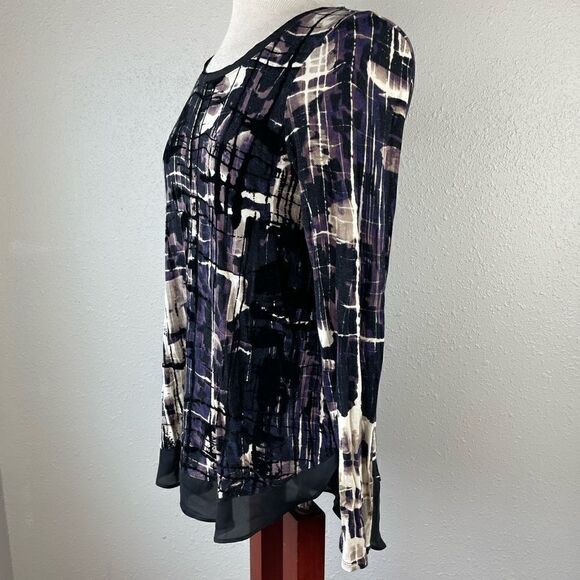 Simply Vera Vera Wang Long Sleeve Top Size M EUC - Picture 3 of 7